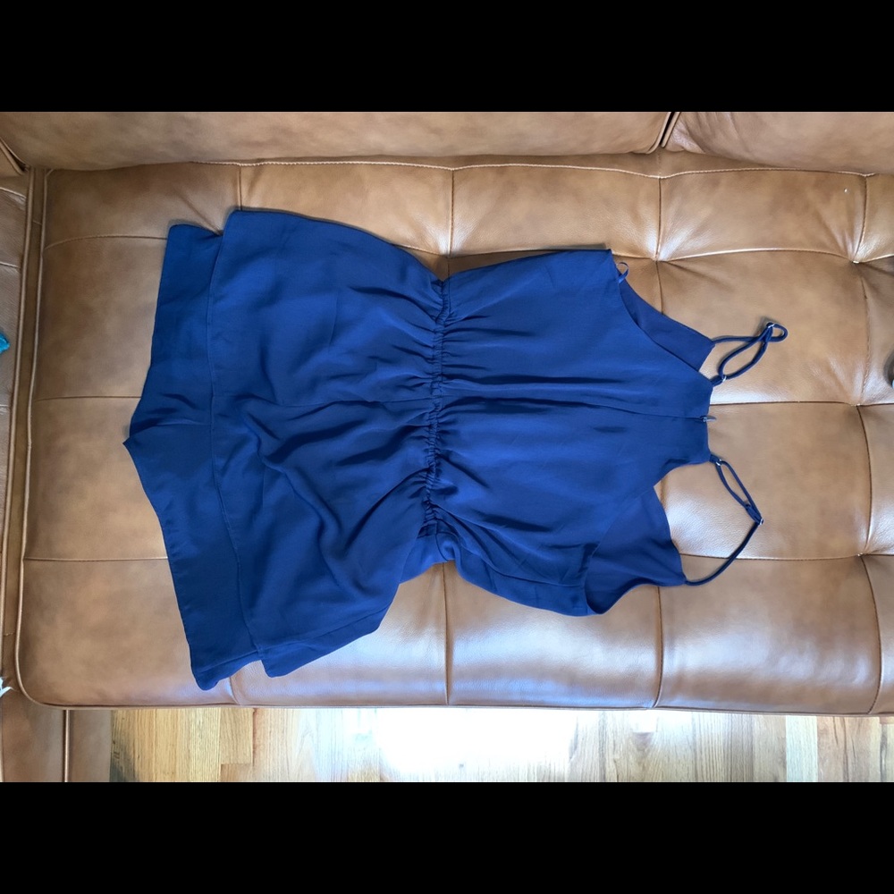 Navy Romper